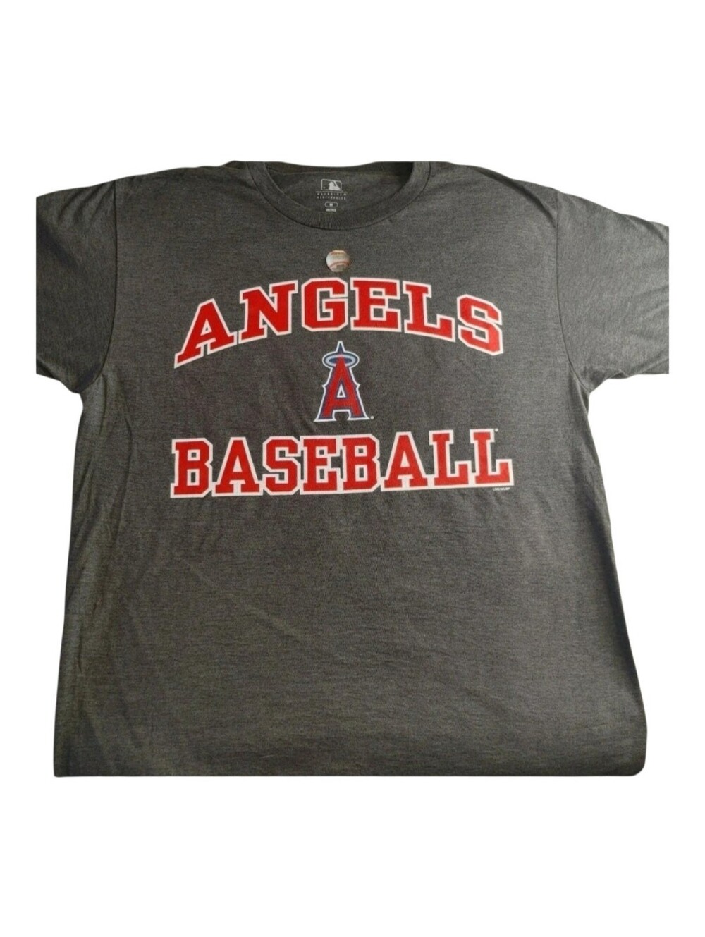 Los Angeles Angels MLB Genuine Merchandise Unisex T Shirt Size M Gray